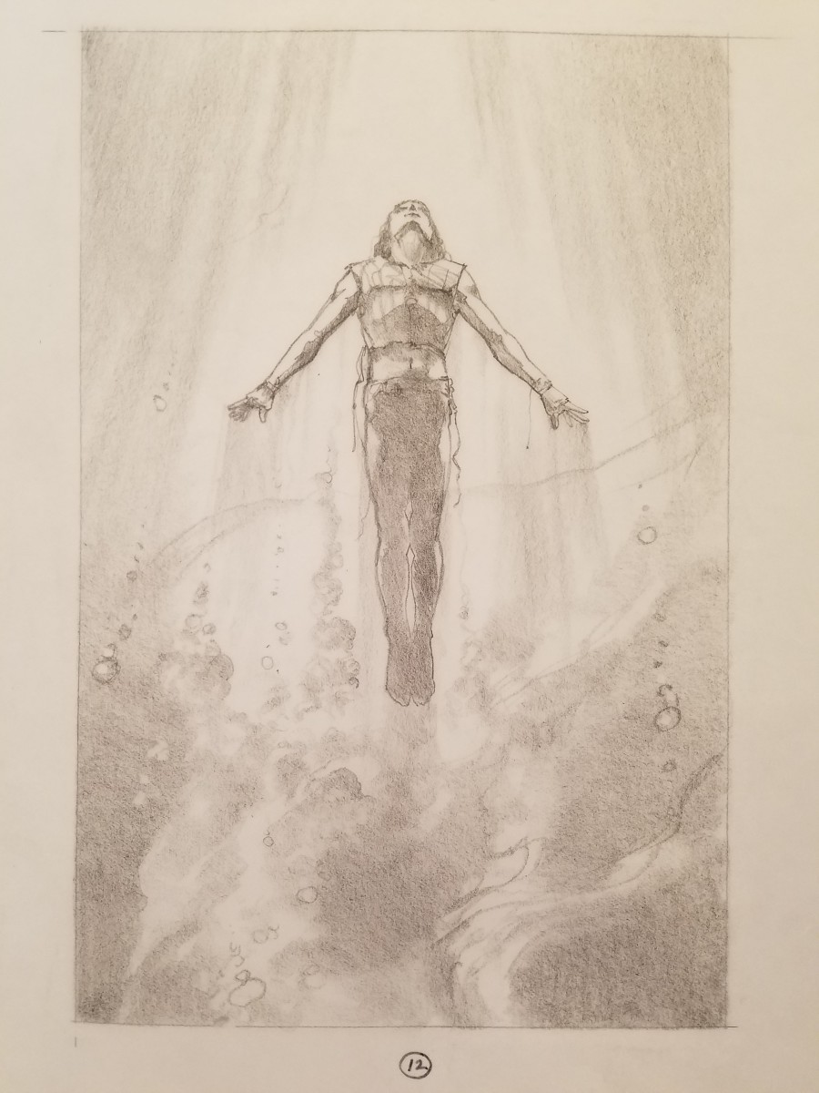 Waterworld Poster Concept, Mariner Ascending by John Alvin 