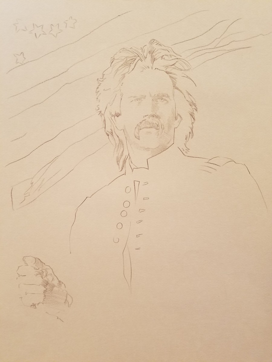 Dances With Wolves Poster Concept, John Dunbar by John Alvin 