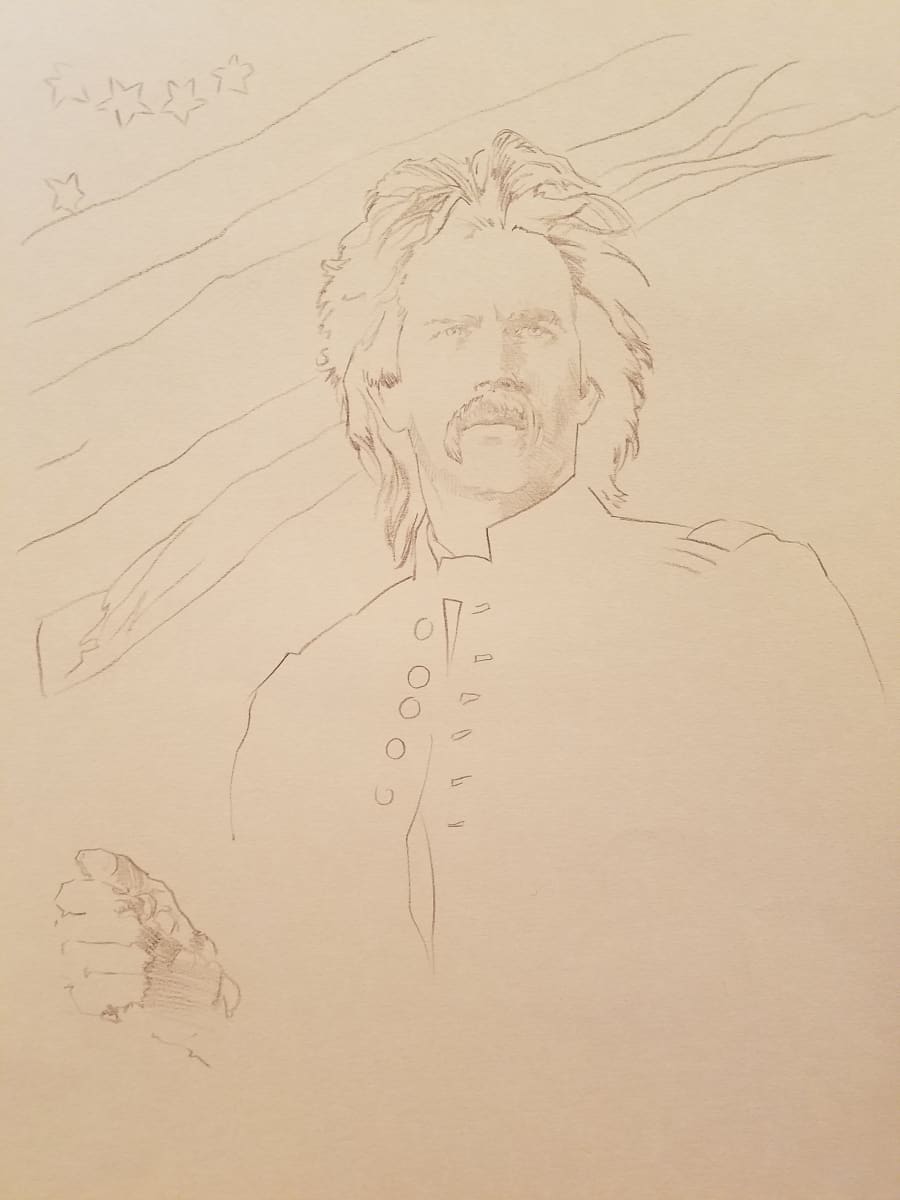 Dances With Wolves Poster Concept, John Dunbar by John Alvin, Image 1.