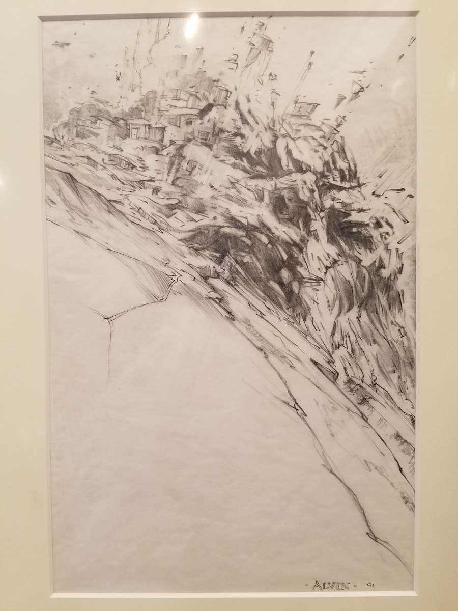 Star Trek VI The Undiscovered Country Poster Concept, Mountainous Face by John Alvin, Image 1.