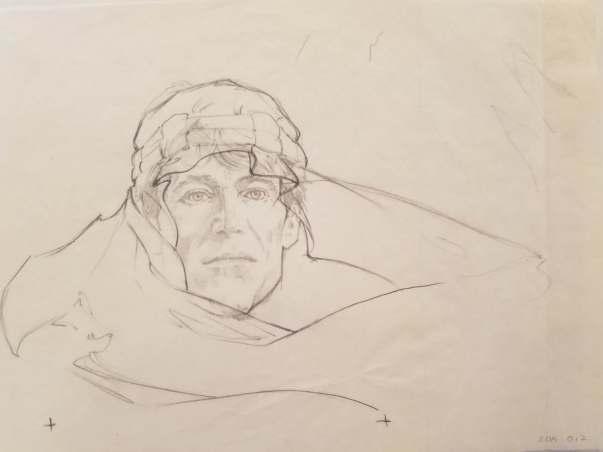 Lawrence of Arabia Rerelease Poster Concept,  Face by John Alvin, Image 1.