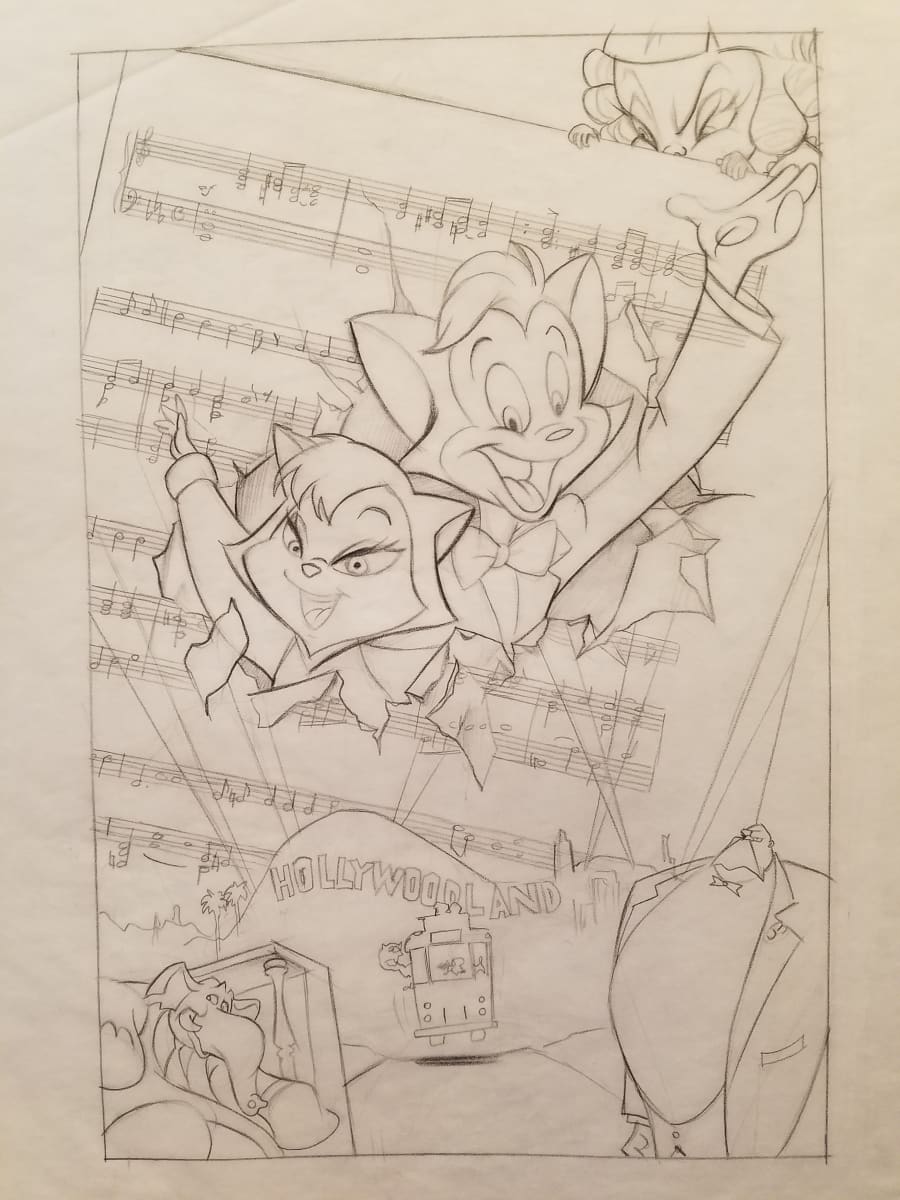 Cats Don't Dance Poster Concept, Danny and Sawyer 2 by John Alvin, Image 1.