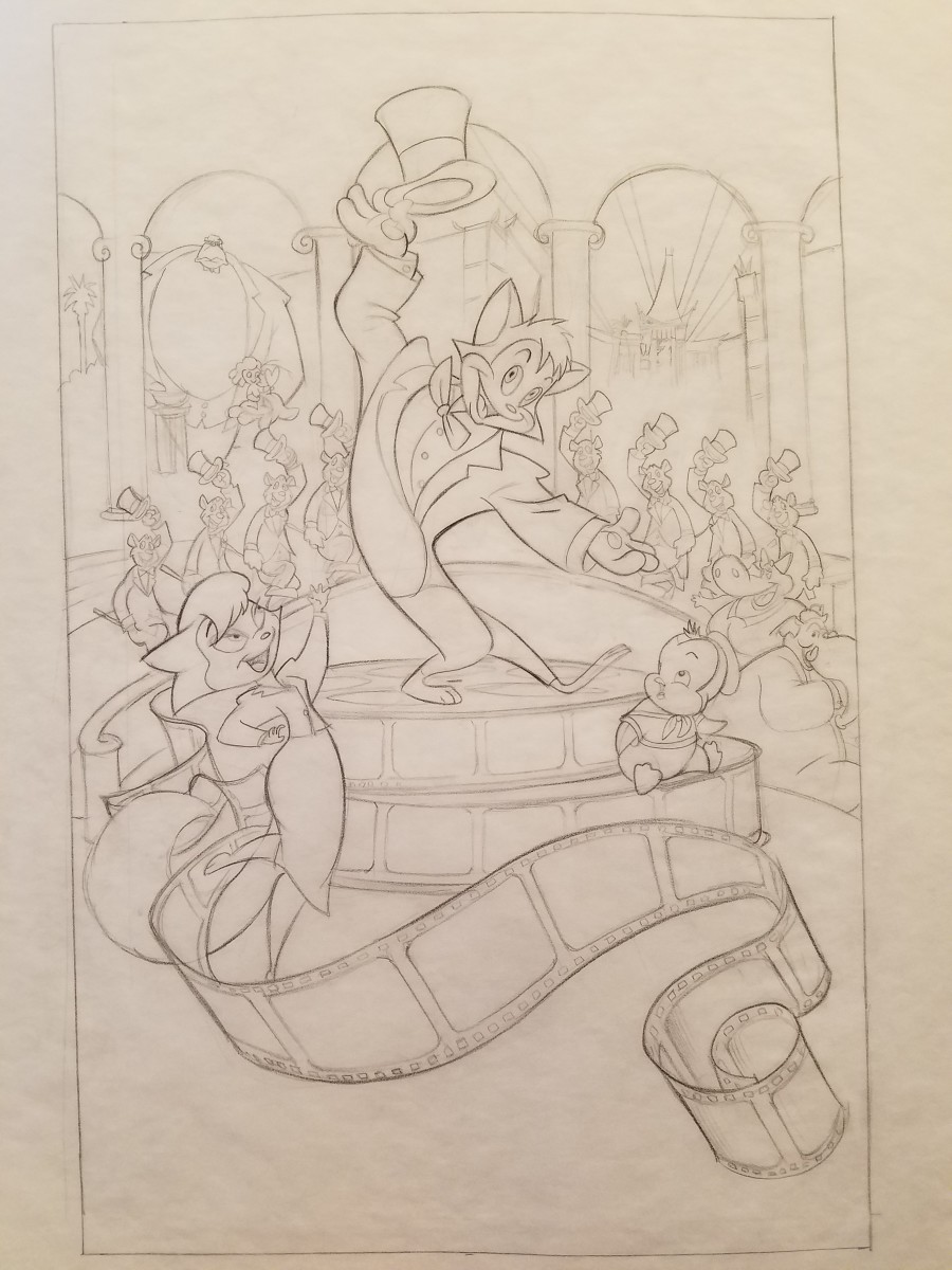 Cats Don't Dance Poster Concept, Danny With Suit by John Alvin 