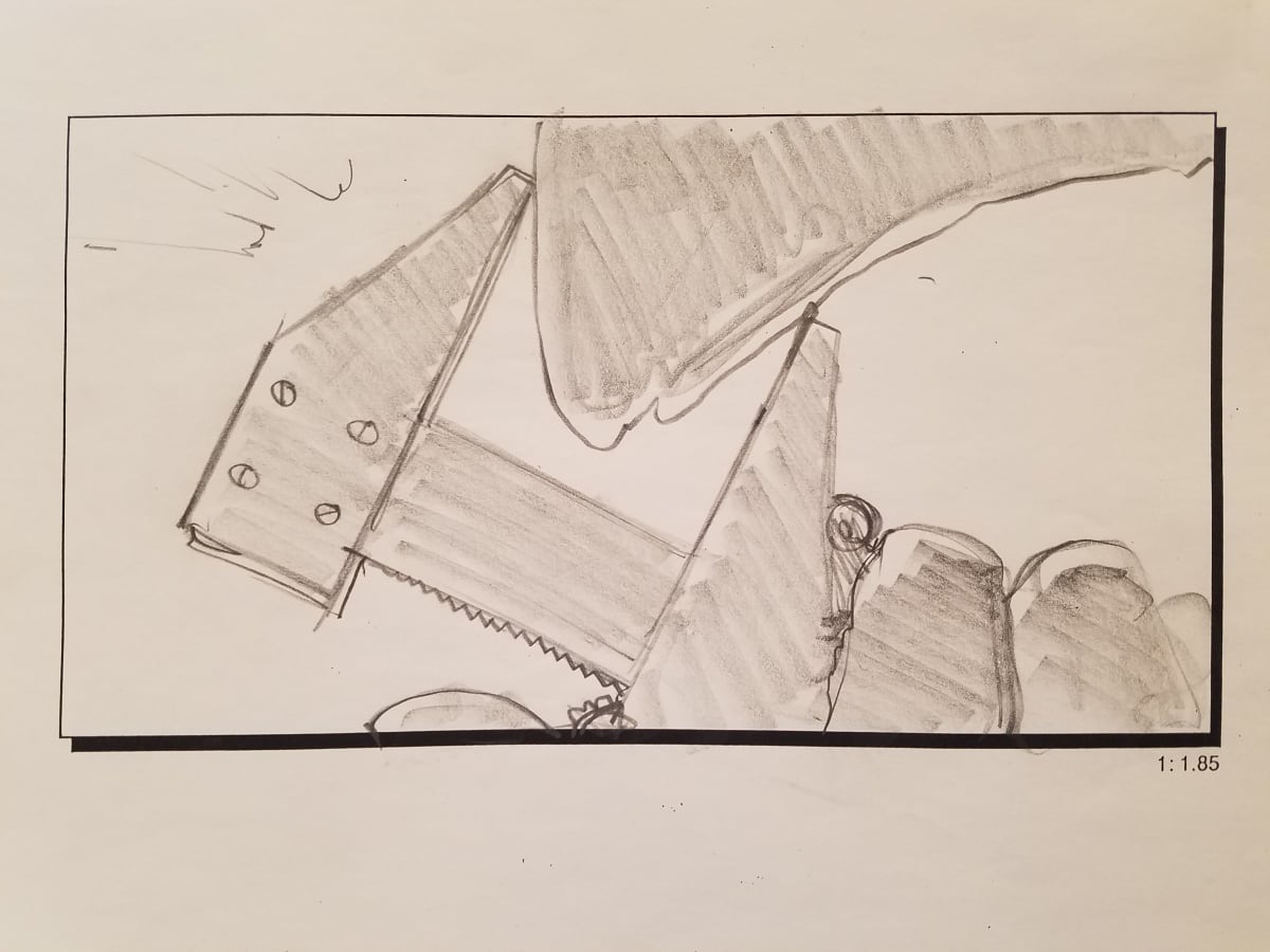 Jurassic Park Teaser Trailer "Dig" Storyboard 1 - 6 by John Alvin, Image 6.