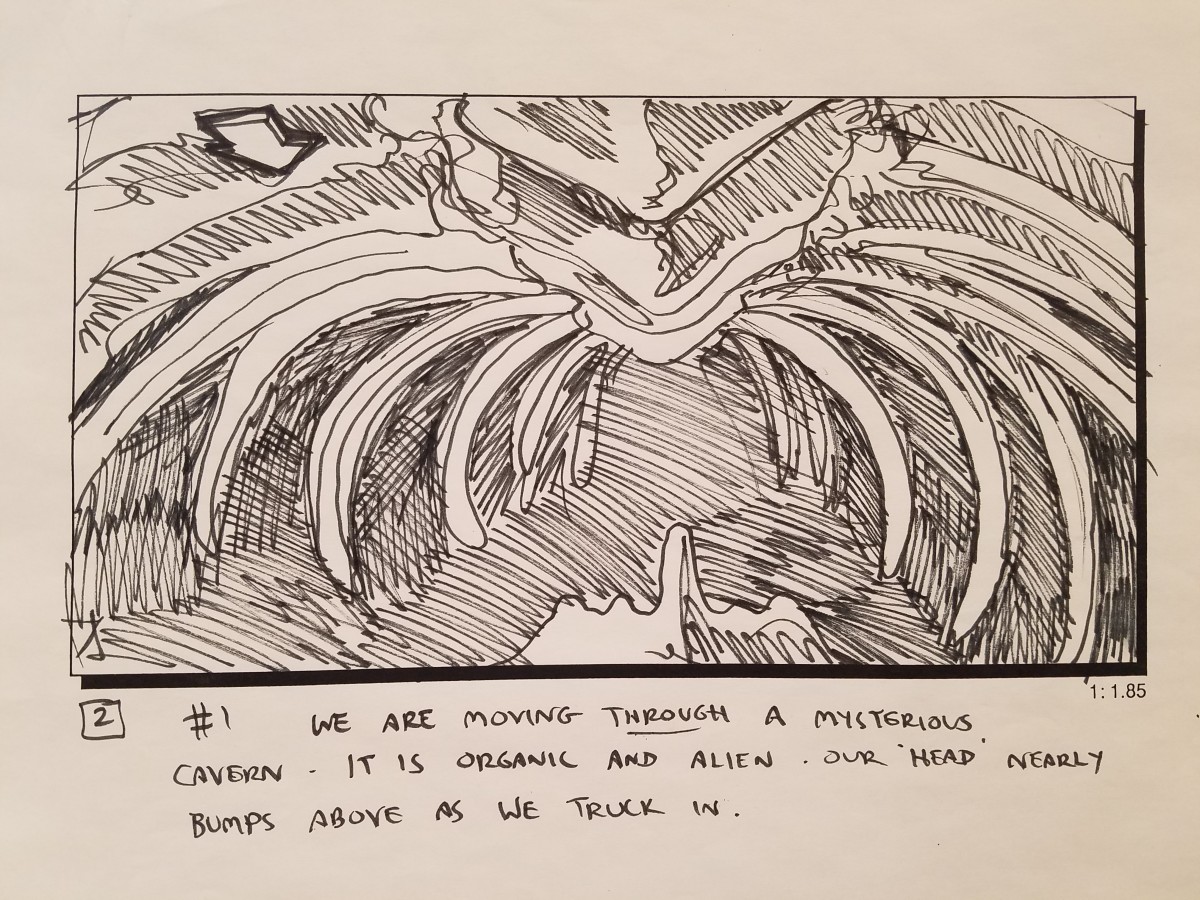 Jurassic Park Teaser Trailer Concept, "Bones" 1 - 8 by John Alvin 