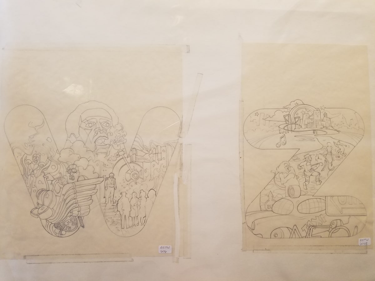 The Wiz Poster Concept "W" and "Z", Image 1.