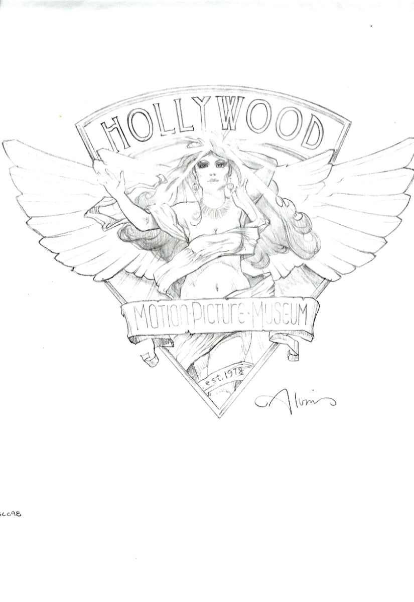 Hollywood Motion Picture Museum Logo Concept 17 by John Alvin, Image 1.