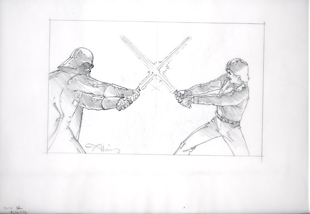 Star Wars Original Trilogy VHS Sleeve Artwork: Empire Strikes Back by John Alvin 