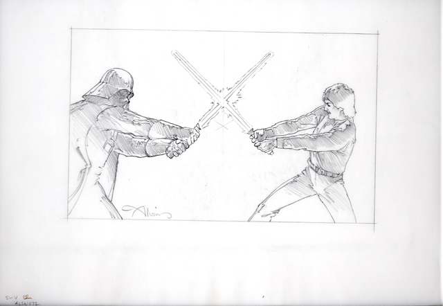 Star Wars Original Trilogy VHS Sleeve Artwork: Empire Strikes Back by John Alvin, Image 1.