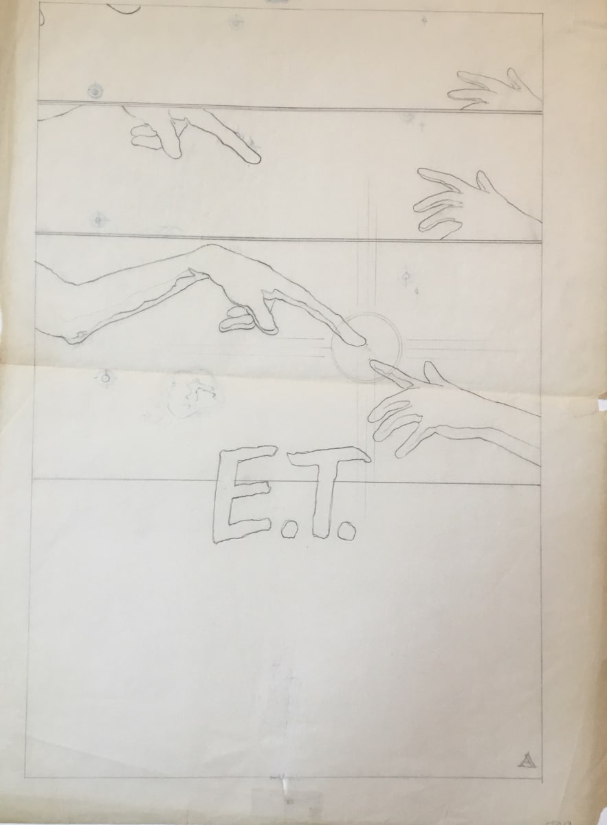E.T. the Extra-Terrestrial Poster Concept Art by John Alvin, Image 1.