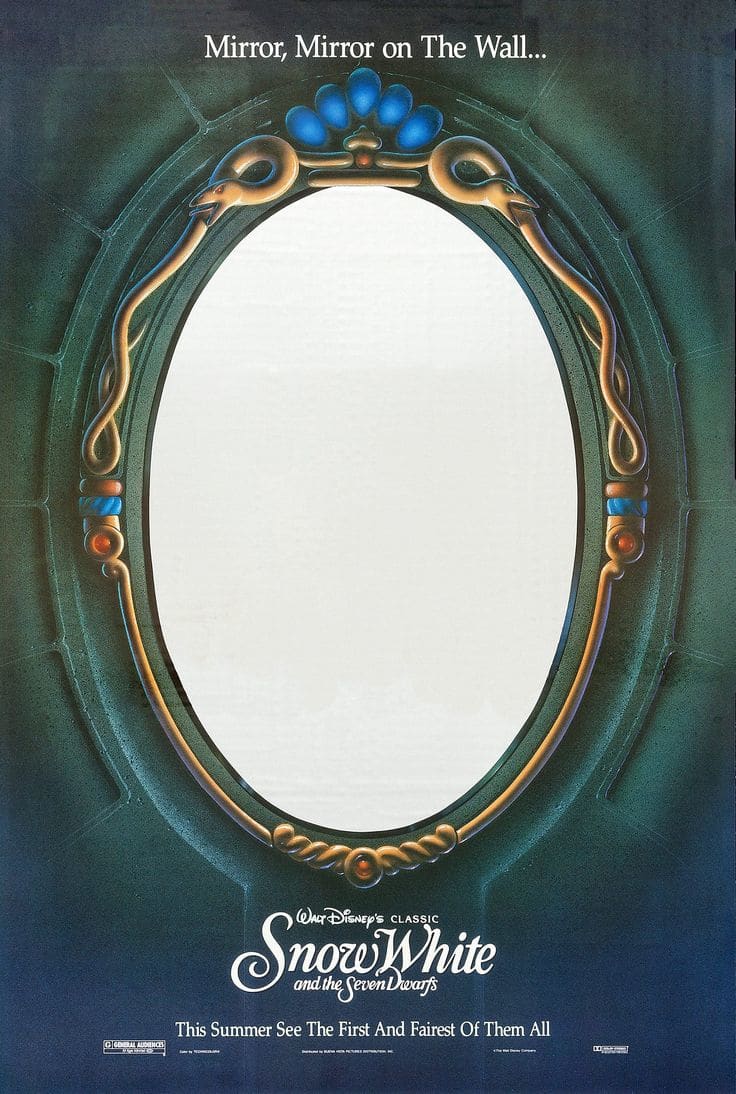 Snow White Theatrical Re-Release Poster by John Alvin, Image 1.