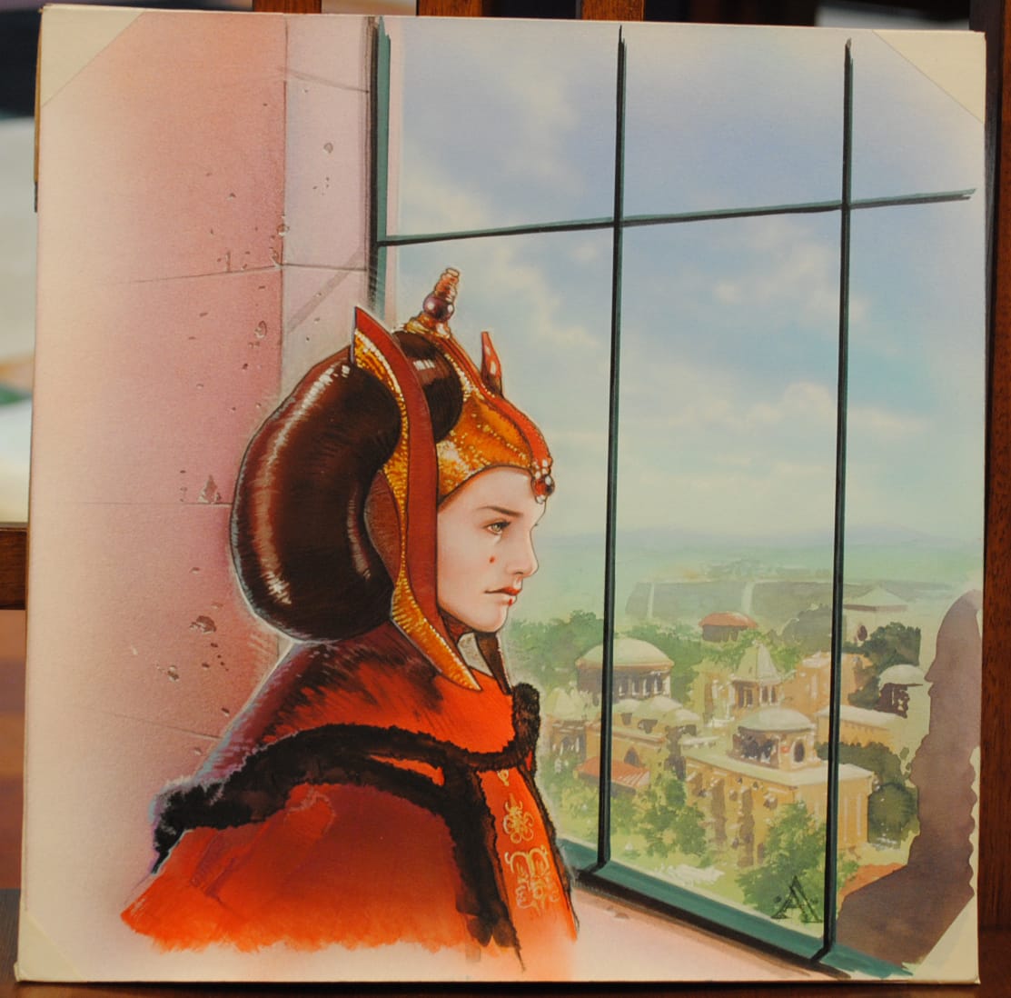Star Wars Unreleased Amidala Book Art, Padme by John Alvin, Image 1.