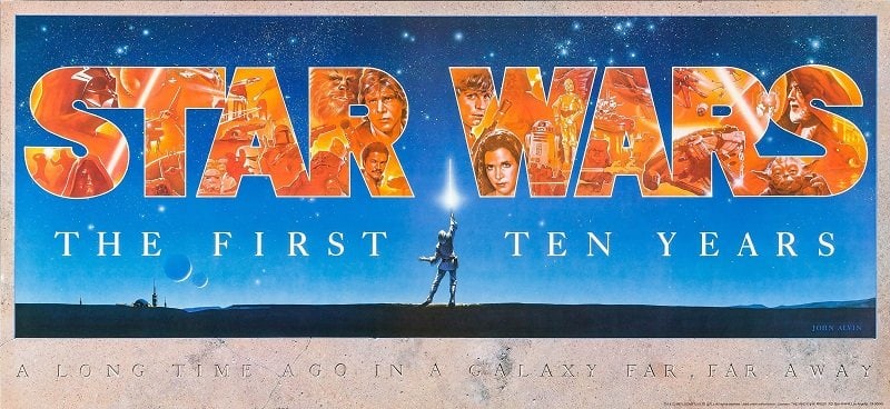 Star Wars The First Ten Years Poster by John Alvin, Image 1.
