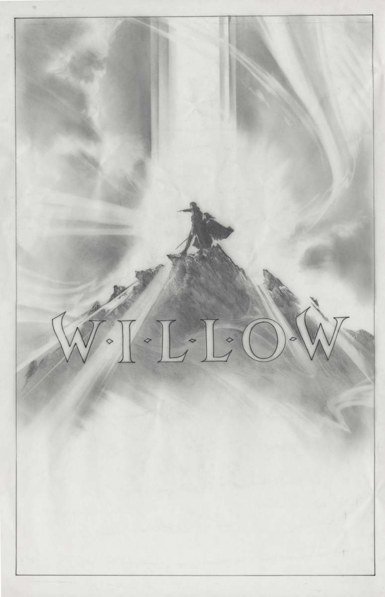 Willow Poster Concept, Sun Beaming Down on Mountaintop by John Alvin, Image 1.