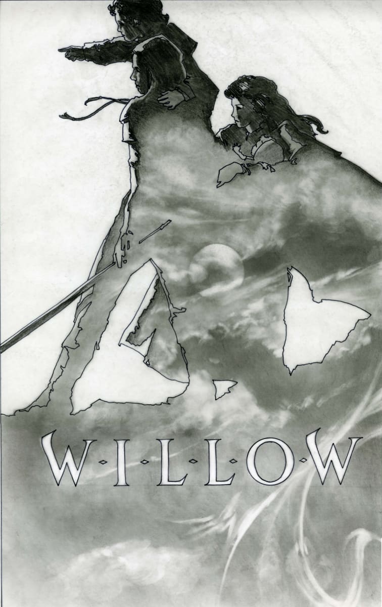 Willow Poster Concept, Close to Final, Darkened Silhouette by John Alvin, Image 1.