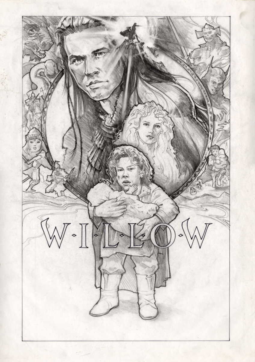 Willow Poster Concept, Willow Holding Elora by John Alvin 