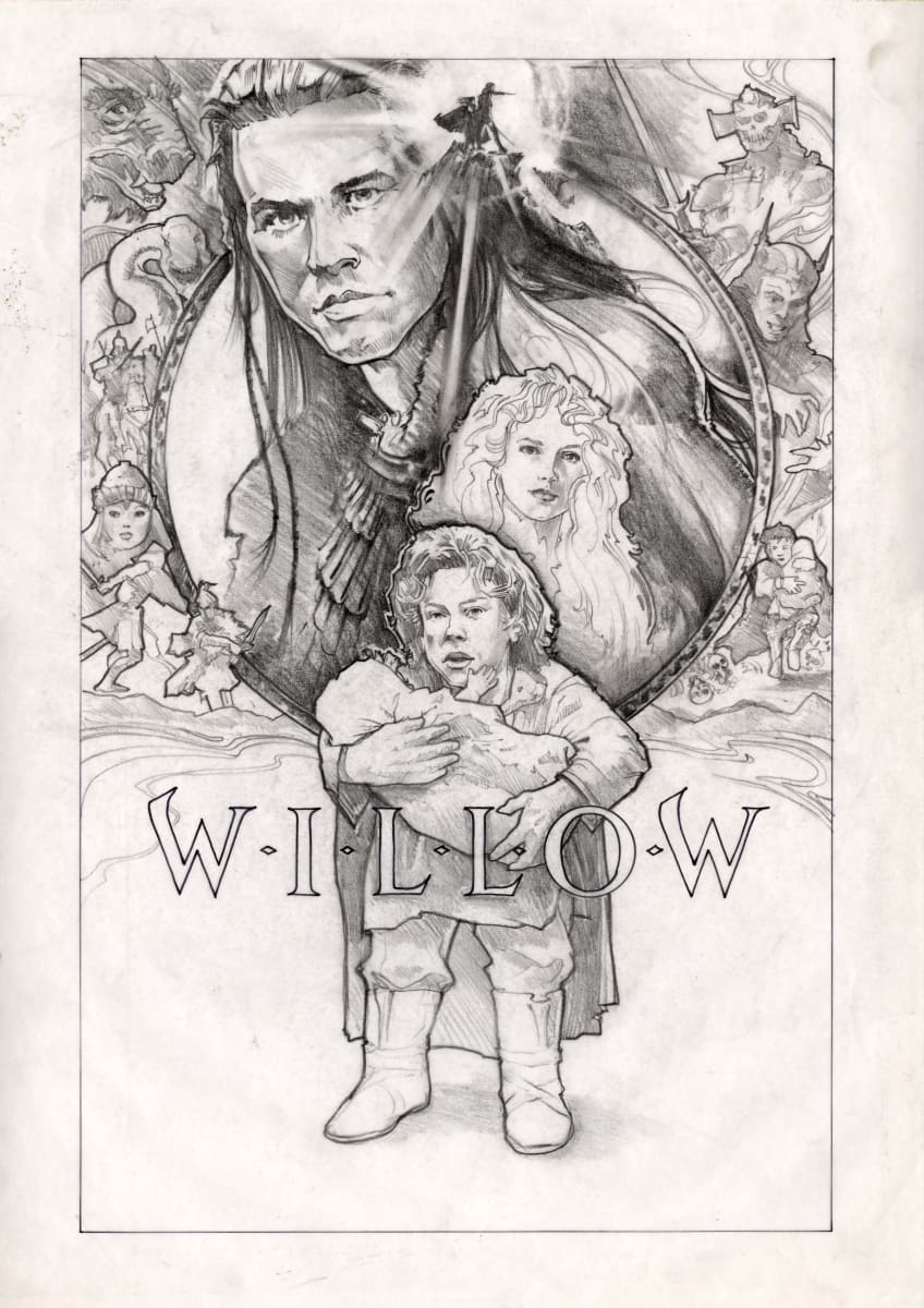 Willow Poster Concept, Willow Holding Elora by John Alvin, Image 1.