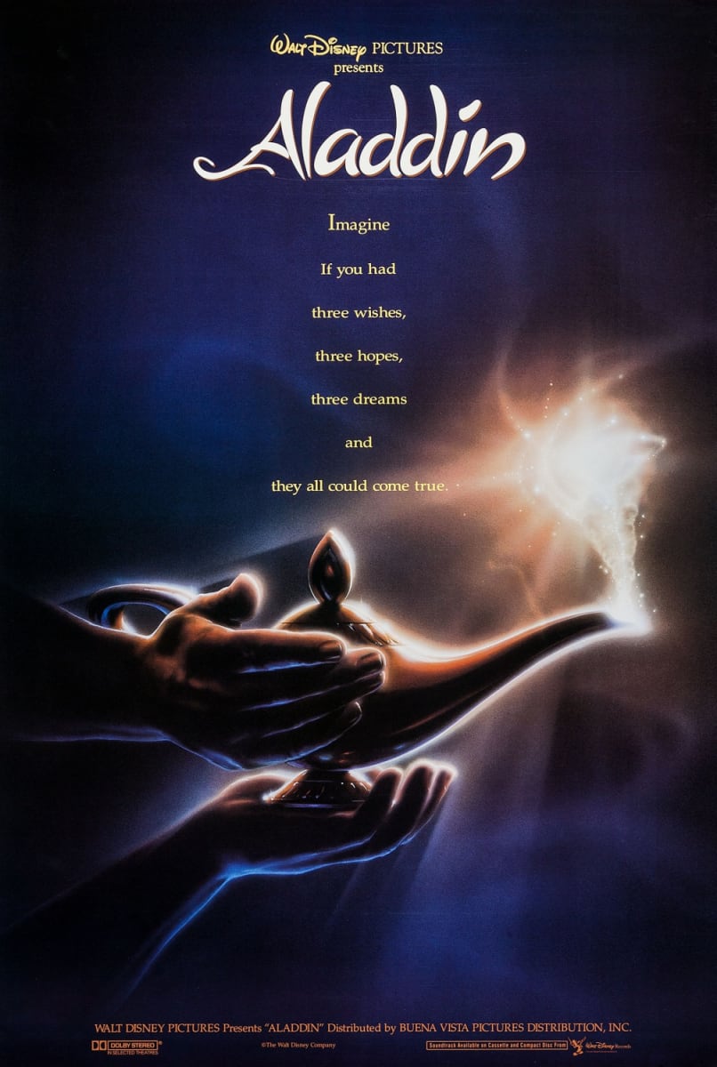 Aladdin Theatrical Release Poster by John Alvin, Image 1.