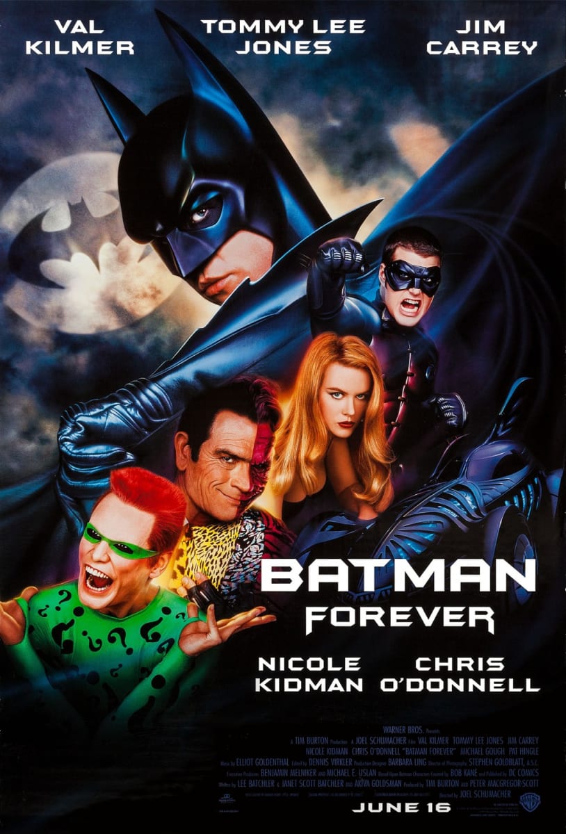 Batman Forever Theatrical Release Poster by John Alvin, Image 1.