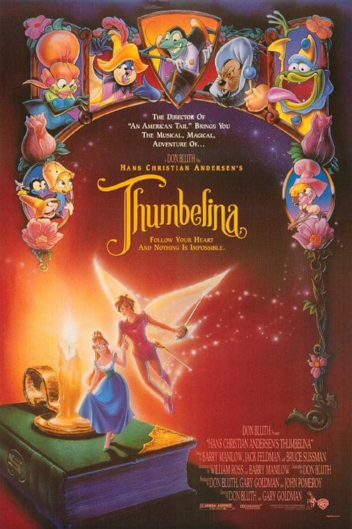 Thumbelina Theatrical Release Poster by John Alvin, Image 1.