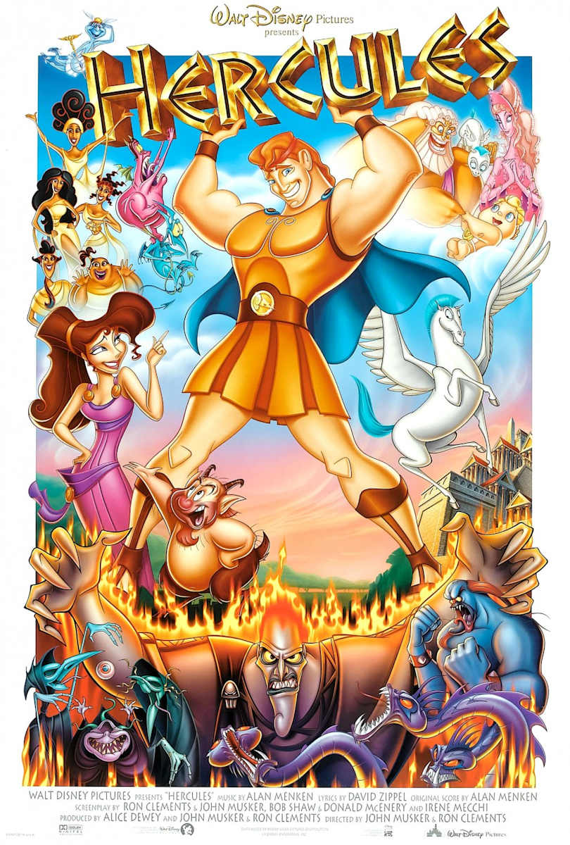 Hercules Theatrical Release Poster by John Alvin 