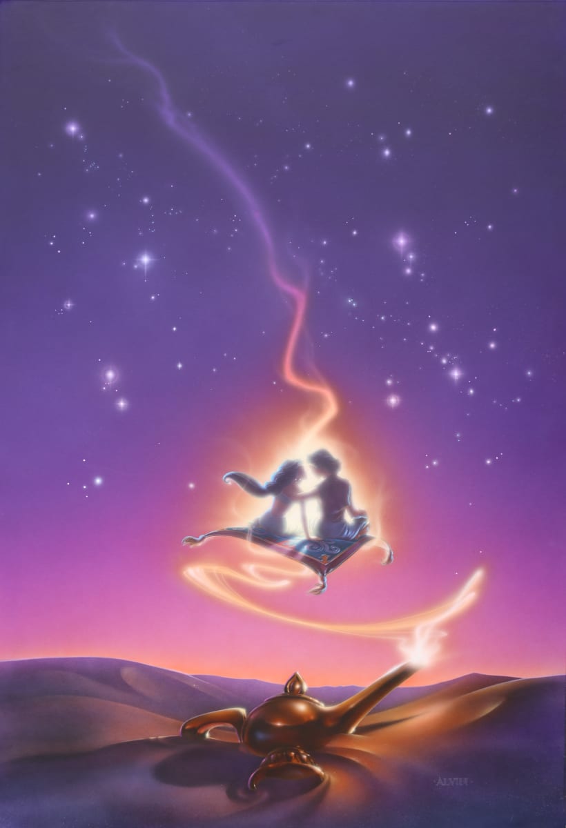 Aladdin Poster Alternative Finish: Carpet Ride by John Alvin, Image 2.