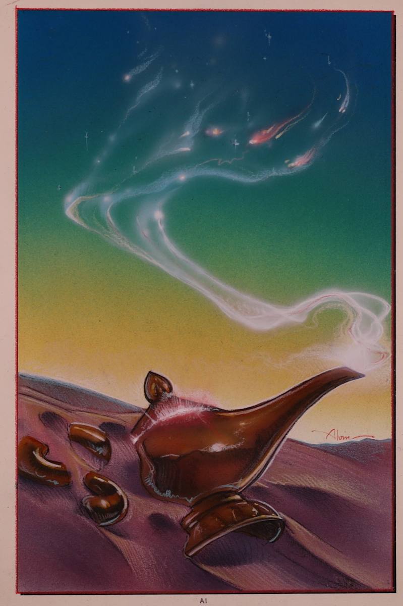 Aladdin Poster Color Concept Lamp #2 by John Alvin, Image 2.