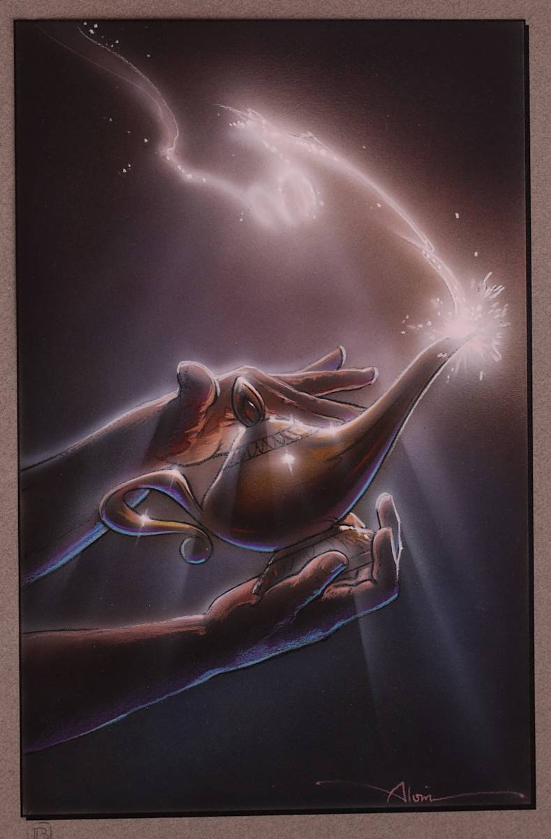 Aladdin Poster Color Concept White Aura by John Alvin, Image 2.