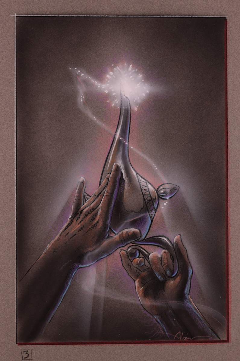 Aladdin Poster Color Concept Pink Aura by John Alvin, Image 2.