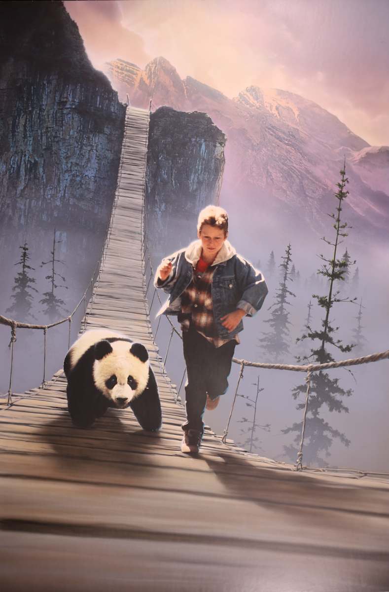 The Amazing Panda Adventure Key Art by John Alvin, Image 2.
