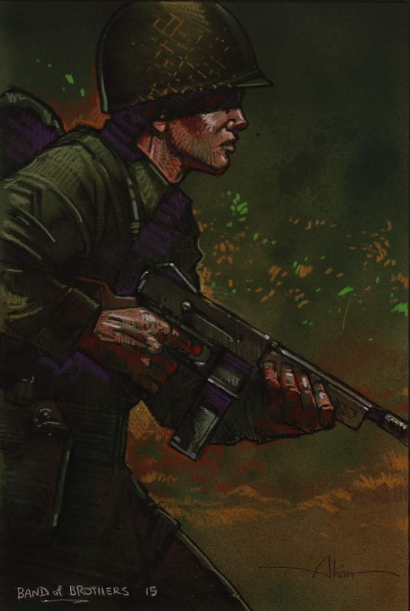 Band of Brothers Color Concept Rifle by John Alvin, Image 2.