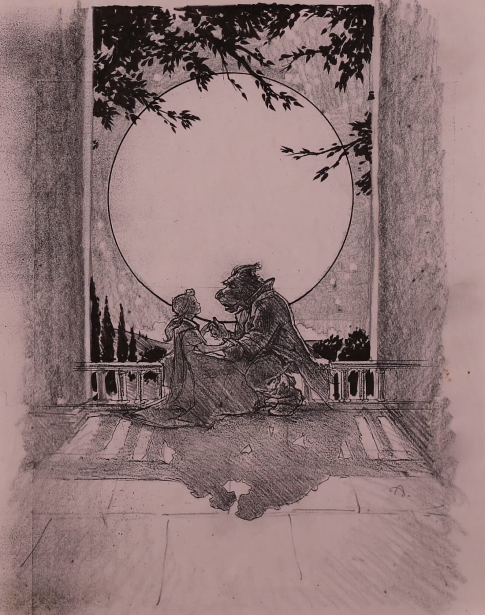 Beauty and the Beast Poster Concept: Moonlight by John Alvin 