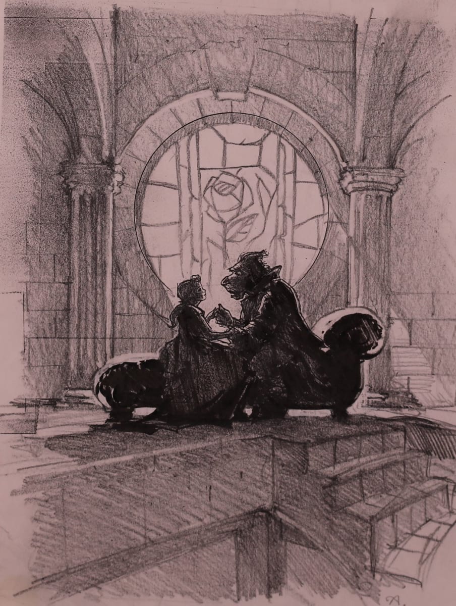 Beauty and the Beast Poster Concept: Rose Window by John Alvin, Image 2.