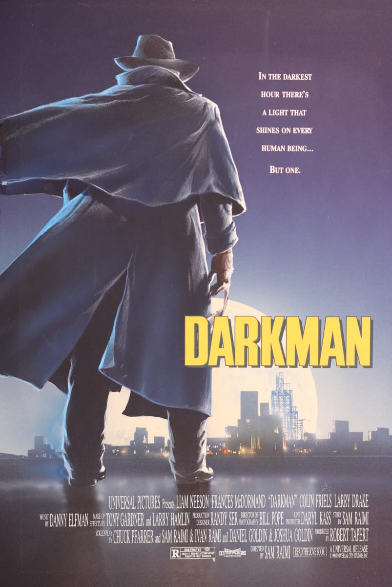 Darkman Color Comp, Skyline, Custom Rub-Down Lettering by John Alvin 