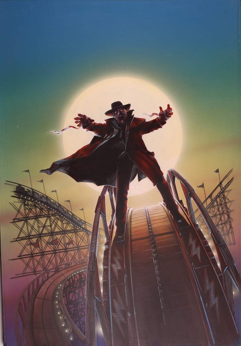 Darkman Finished Book Jacket: In the Face of Death by John Alvin, Image 2.
