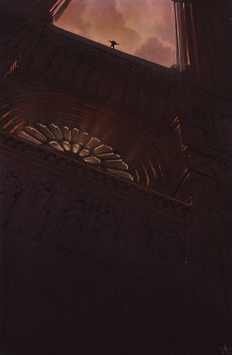The Hunchback of Notre Dame Poster Color Concept, Quasimodo by John Alvin, Image 2.