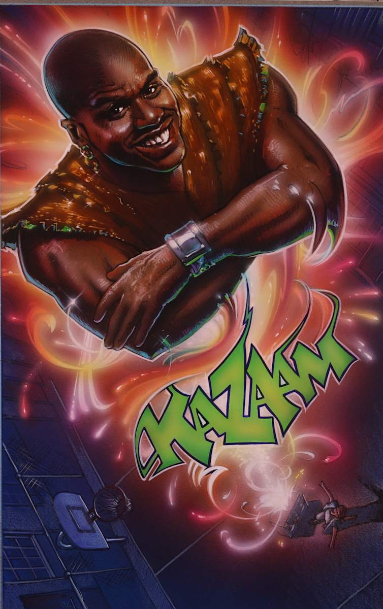 Kazaam Poster Color Comp, Kazaam Rising by John Alvin, Image 2.