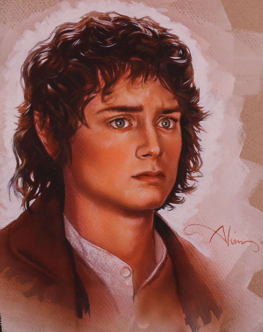 The Lord of the Rings, Frodo Baggins Portrait by John Alvin, Image 2.