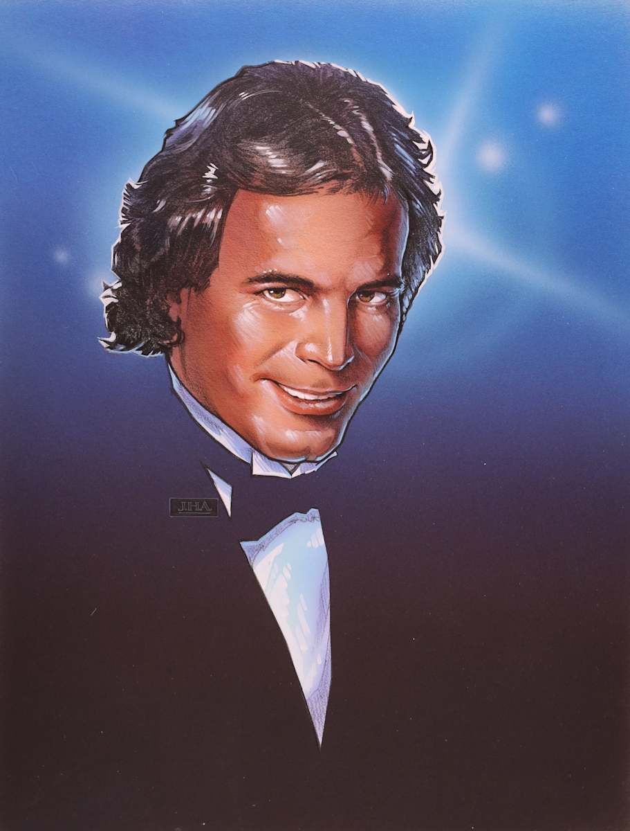 Julio Iglesias Portrait for Magazine by John Alvin 