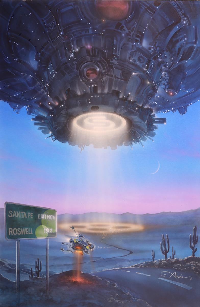Santa Fe Film Festival 2007 Poster, Used for Final Poster by John Alvin, Image 2.