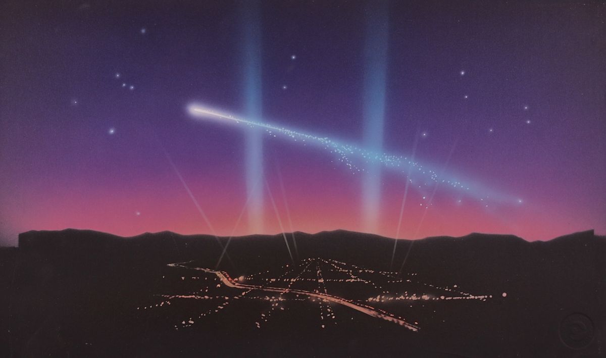 Hollywood Pictures Logo Concept Hollywood Hills by John Alvin 