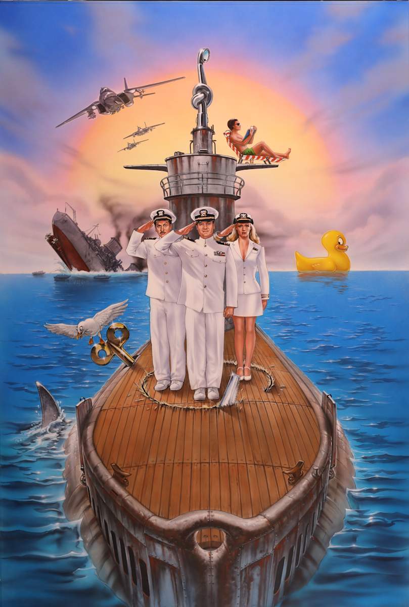 Down Periscope Movie Poster Key Art by John Alvin, Image 2.