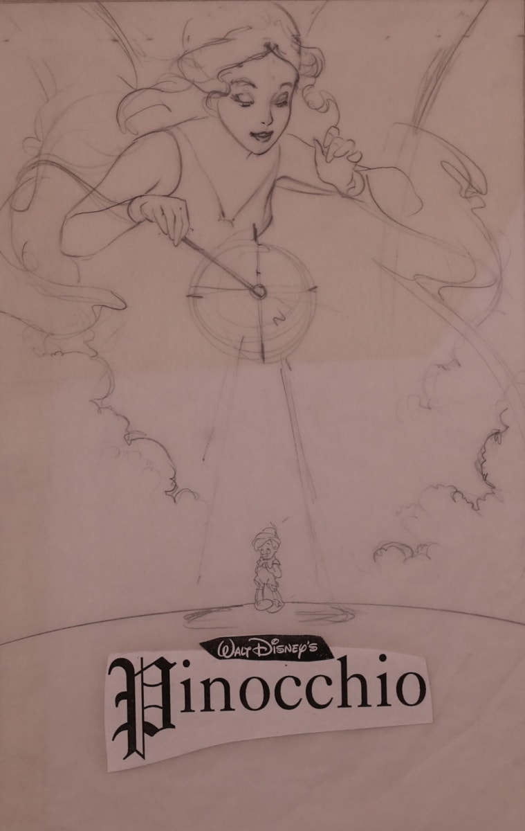 Pinocchio Rerelease Poster Concept, Blue Fairy Shining by John Alvin, Image 2.