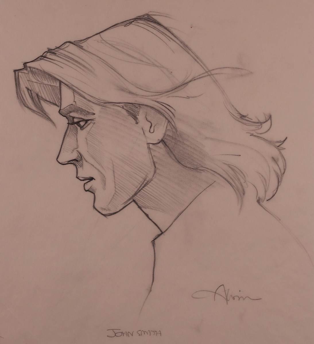 Pocahontas Advance Poster Concept Art John Smith by John Alvin, Image 2.