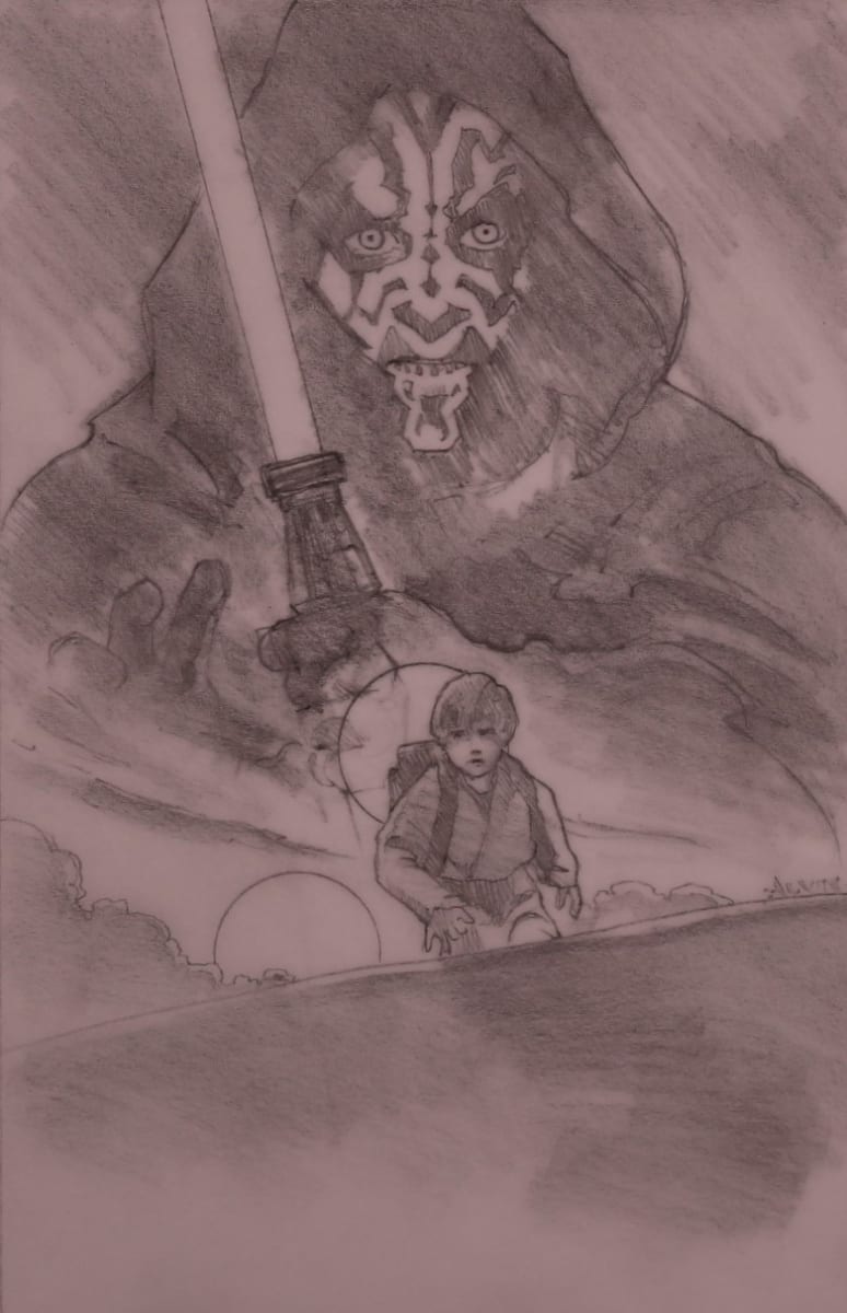 Star Wars Celebration I Poster Concept, Darth Maul by John Alvin, Image 3.