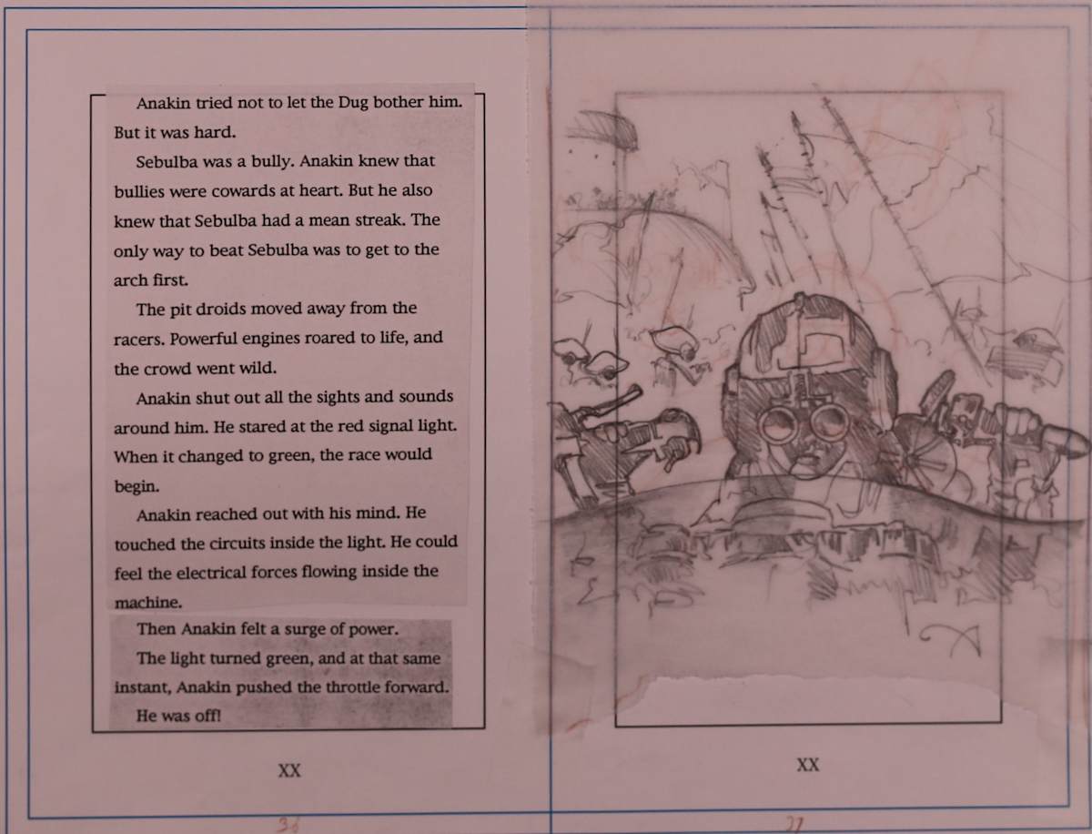 Star Wars Anakin's Fate Page Layout by John Alvin, Image 2.