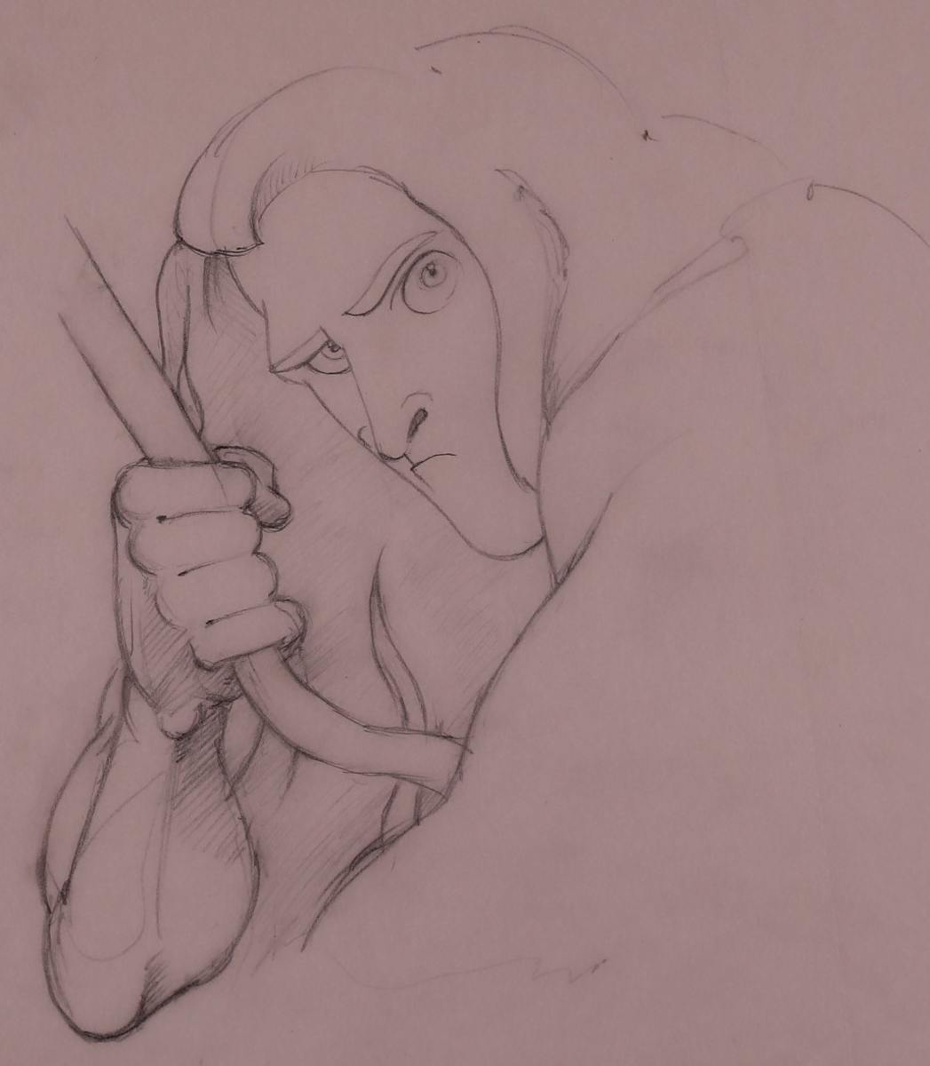 Tarzan Concept Art Inquisitive Look by John Alvin, Image 2.