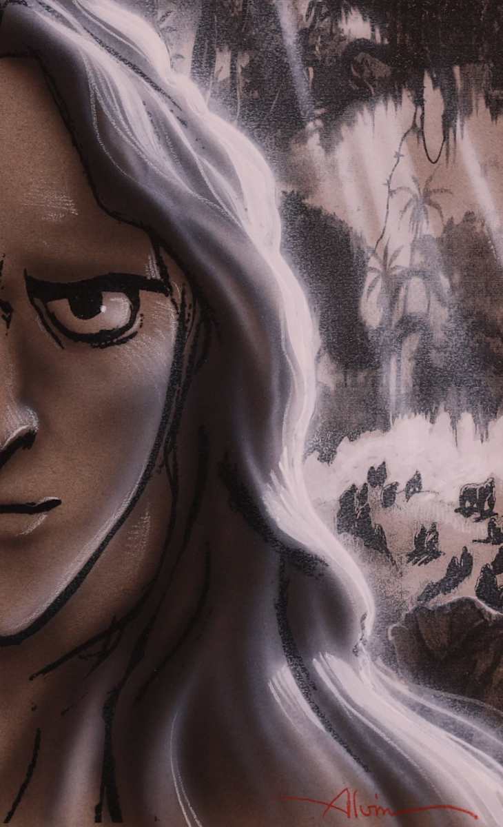 Tarzan Poster Color Concept Art Face Portrait by John Alvin, Image 2.