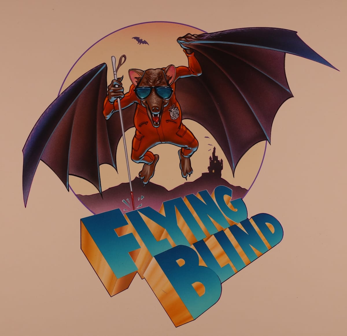 Virtual World Video Game Key Art, Flying Blind by John Alvin, Image 2.