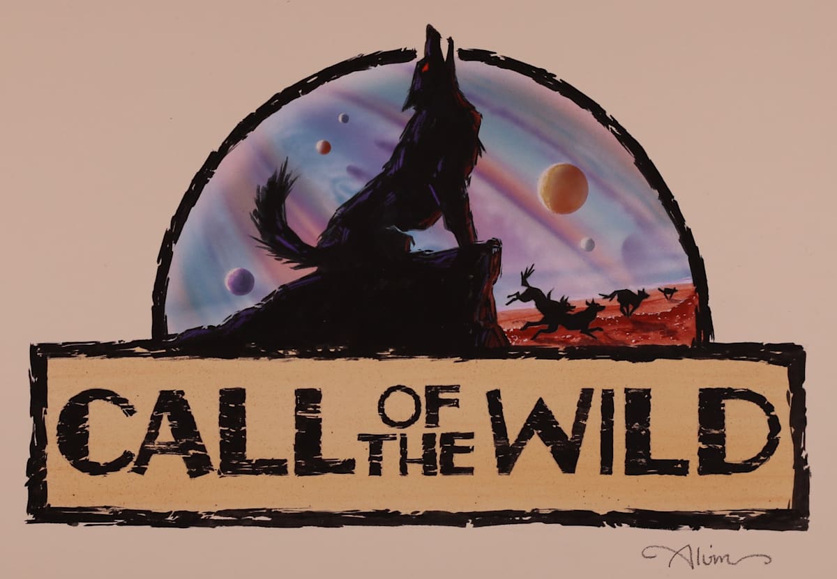 Virtual World Video Game Key Art, Call of the Wild by John Alvin, Image 2.